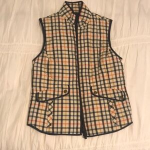 Burberry print   Talbots Plaid Vest